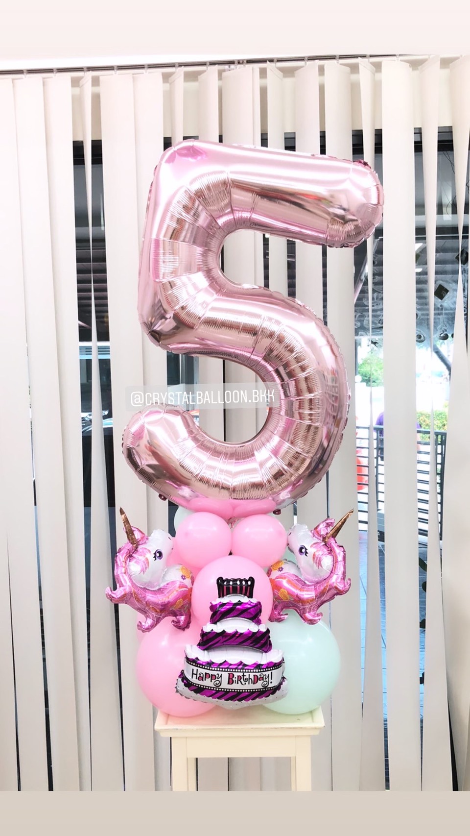 ลูกโป่ง วันเกิดเด็กหญิง พร้อม ฟอยล์ตัวเลขตั้งฐาน 1 ตัว,ฟอยล์ Unicorn น่ารัก น่ารัก พร้อมตกเเต่ง สามารถเปลี่ยนสีลูกโป่ง/เปลี่ยนสี-ฟอยล์ตัวเลข/เปลี่ยนฟอยล์การ์ตูนได้