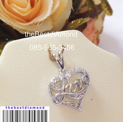 BP444RD+++จี้ Love แบบมีกรอบ +++ สวย เริ่ด น่ารักมากๆๆ classic มากๆๆๆ ใส่ได้ทุกโอกาส