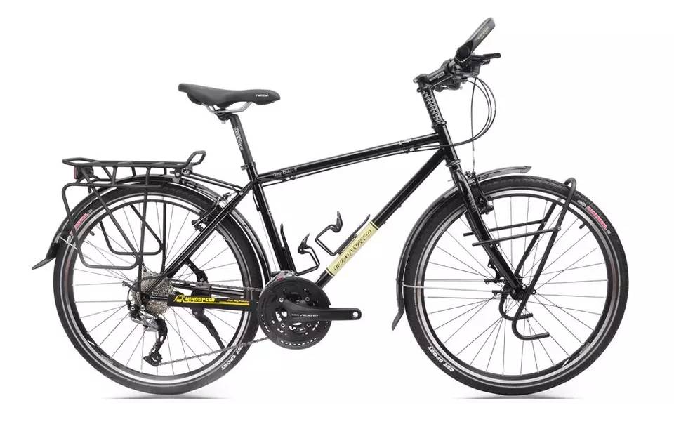 จักรยานทัวร์ริ่ง DARKROCK Windspeed LongRiders II Touring Bike Entry level Travel Bicycle 26inch ALIVIO M4060 27Speeds Chrome-Molybdenum 4130 Steels