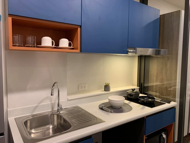 ให้เช่าคอนโด เดอะ เบส สะพานใหม่ ชั้น 9 ห้อง 29 ตรม.เฟอร์ครบ มีเครื่องซักผ้า ติดรถไฟฟ้าสายหยุด