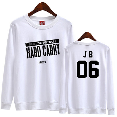 เสื้อแขนยาว (Sweater) GOT7 Hard Carry (ชื่อเมมเบอร์)