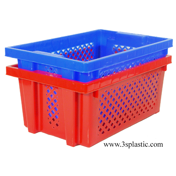 ลังโปร่ง สลับซ้อน ขนาด 35 x 53.4 x 23 cm. เบอร์ 424