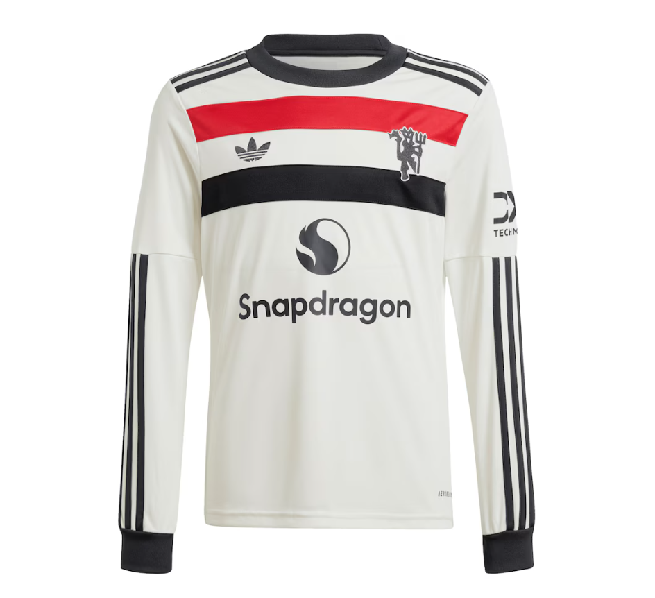 เสื้อเด็กโตแมนเชสเตอร์ ยูไนเต็ด 2024 2025 ชุดที่3 แขนยาวของแท้