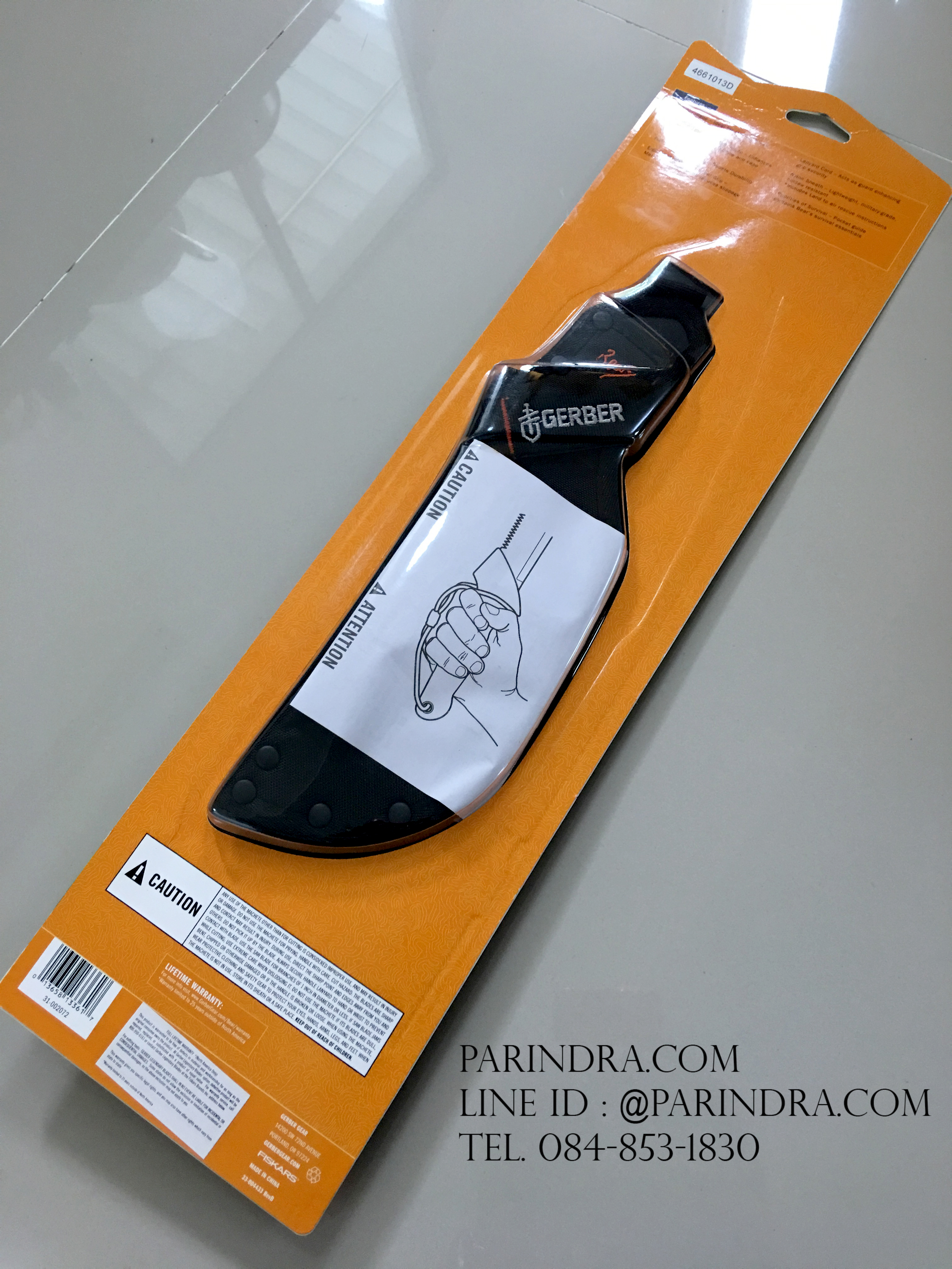 มีดเดินป่า 15 นิ้ว GERBER BEAR GRYLLS COMPACT PARANG, NYLON SHEATH (ของแท้)