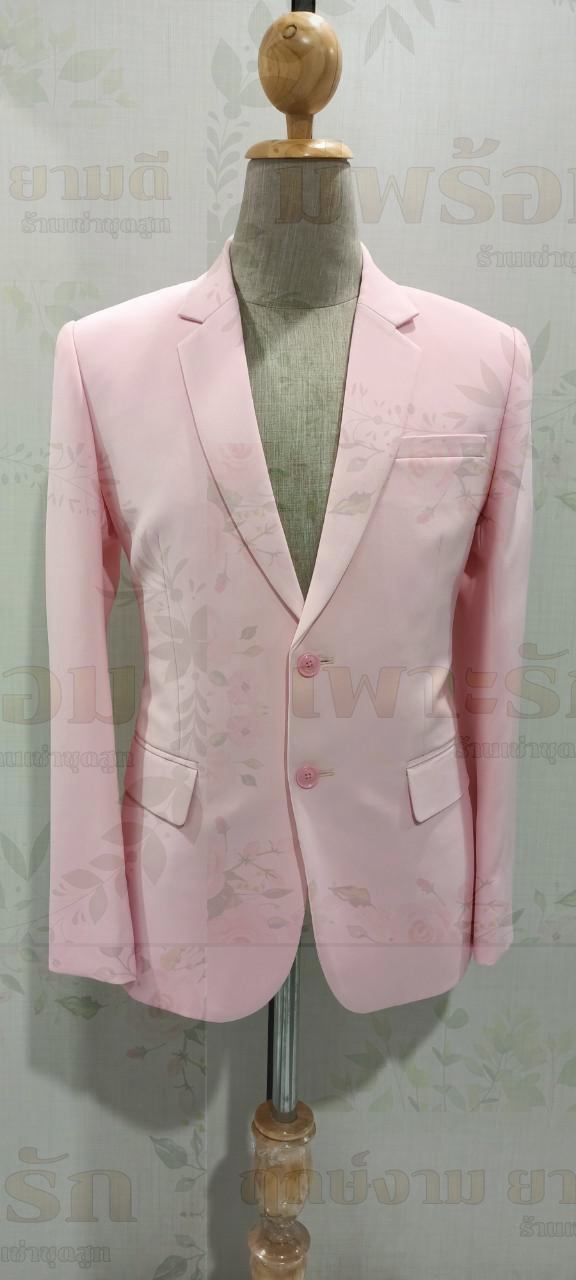 สูท 2 กระดุม (ให้เช่า) - สีชมพู 435-72