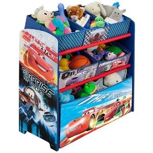 ชั้นวางของ Disney Pixar Cars Multi-Bin Toy Organizer ลาย คาร์ส