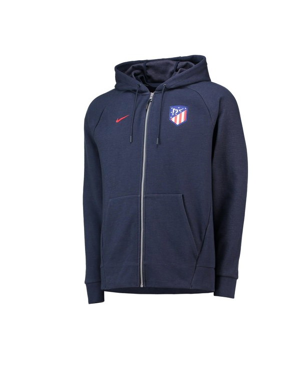 เสื้อฮู้ดแอตเลติโก มาดริด Venue Full Zip สีน้ำเงินของแท้