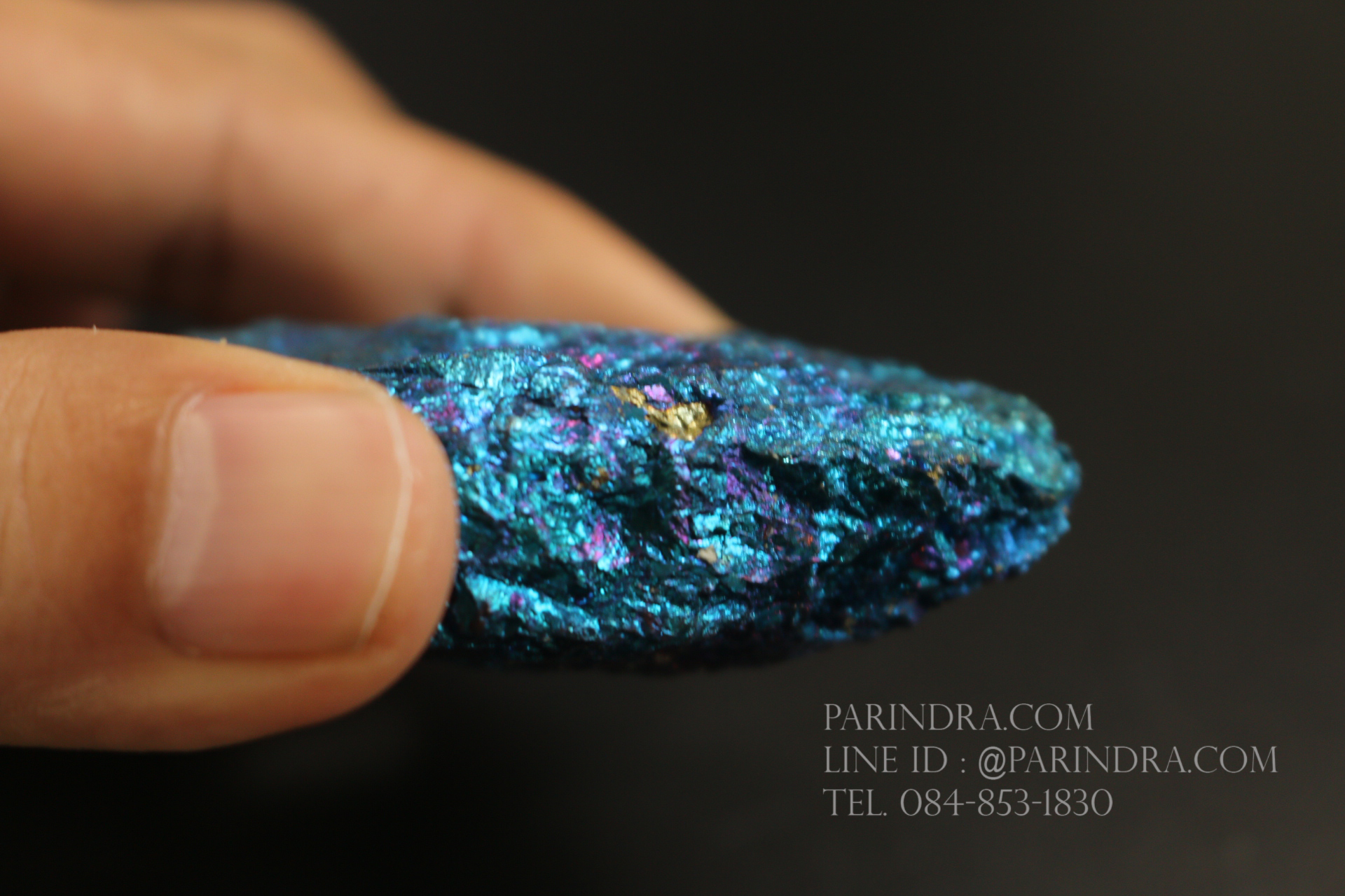 สินแร่นกยูง PEACOCK ORE (Bornite) ขนาด 138 กรัม #BOR001