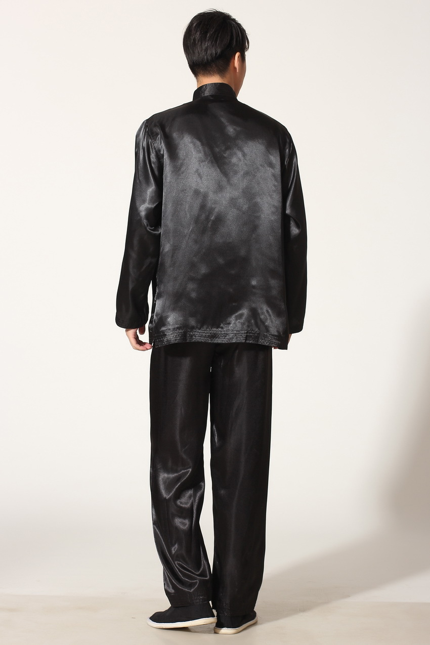 Pre-order ชุดจีนชาย แขนยาว สีดำ