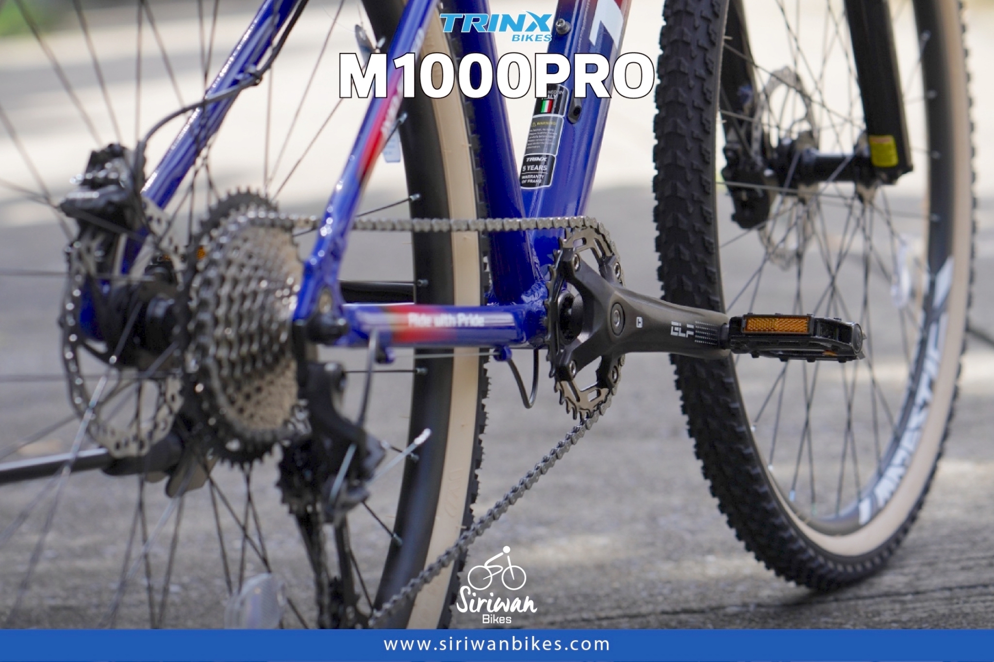 จักรยานเสือภูเขา TrinX M1000E เฟรมอลู 27.5" LTWOO 10 สปีด ดิสน้ำมัน, TRINX MY2023