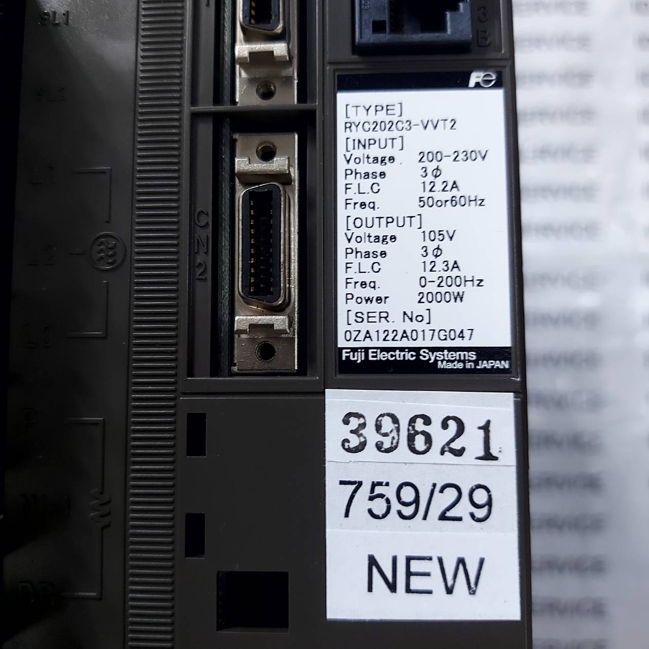 RYC202C3-VVT2 SERVO DRIVE " FUJI "