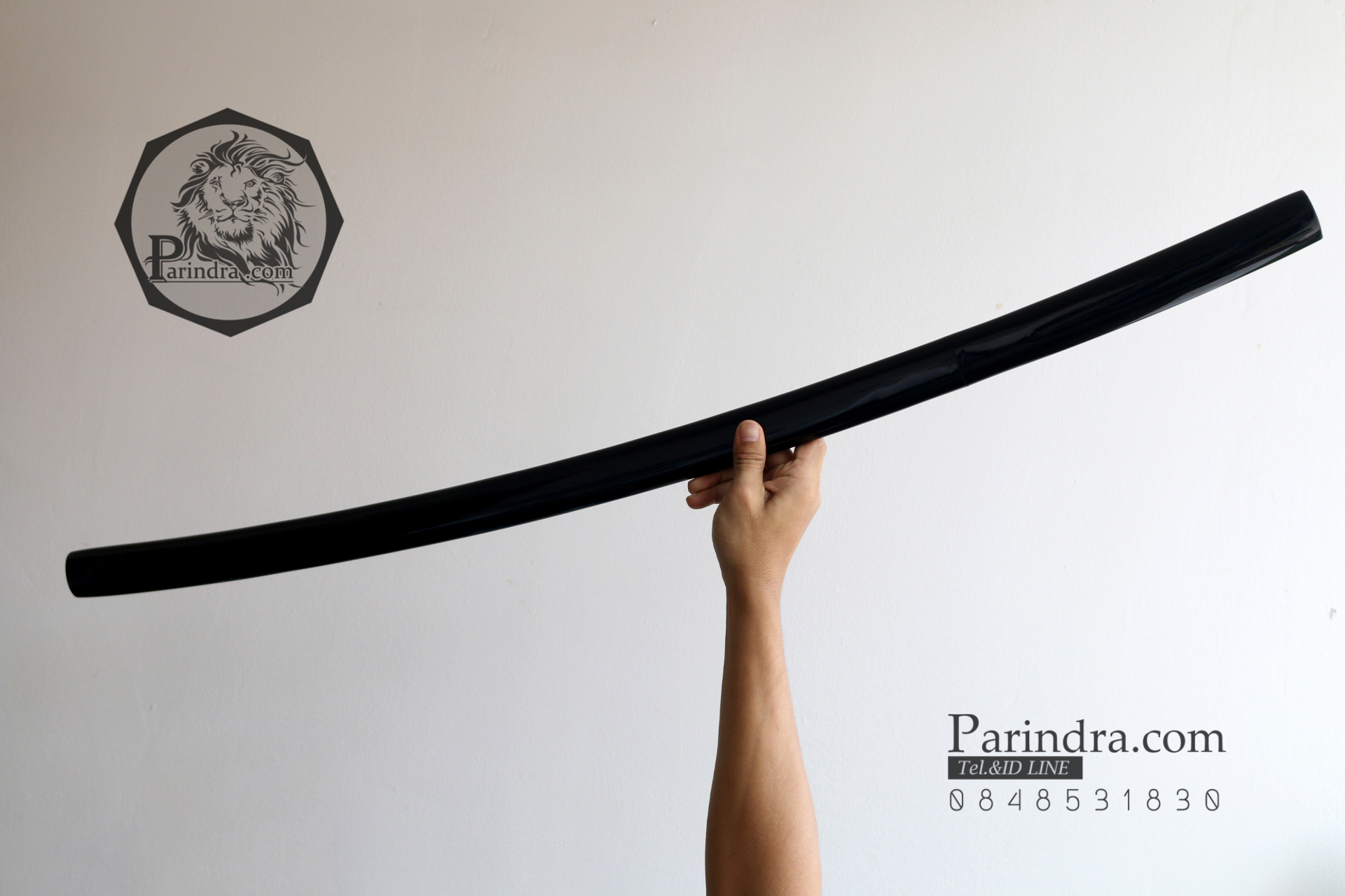 ขายดาบซามูไร คาตะนะ Katana ไว้ฝึกฟันดาบ แข็งแรงทนทาน ปลอกสีดำขัดมัน