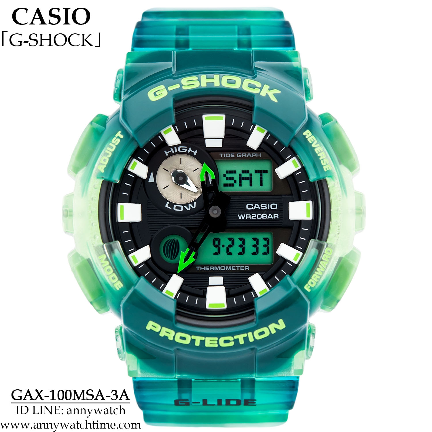 G-SHOCK GAX-100MSA-3A