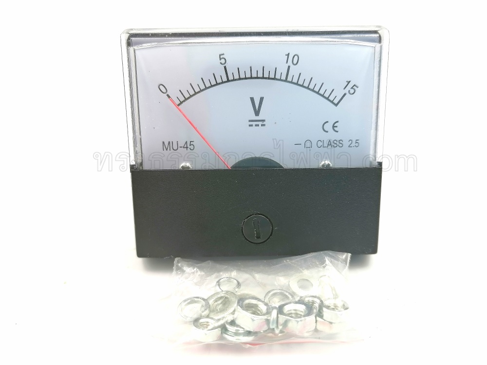 มิเตอร์วัดโวลต์ (15V-แบบเข็ม)