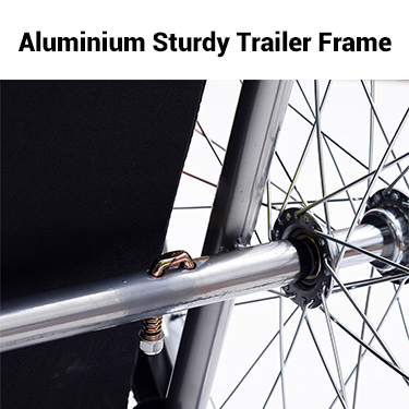 รถพ่วงจักรยาน 3 Horses Bicycle trailer for baby and cargo bicycle for advertising trailer