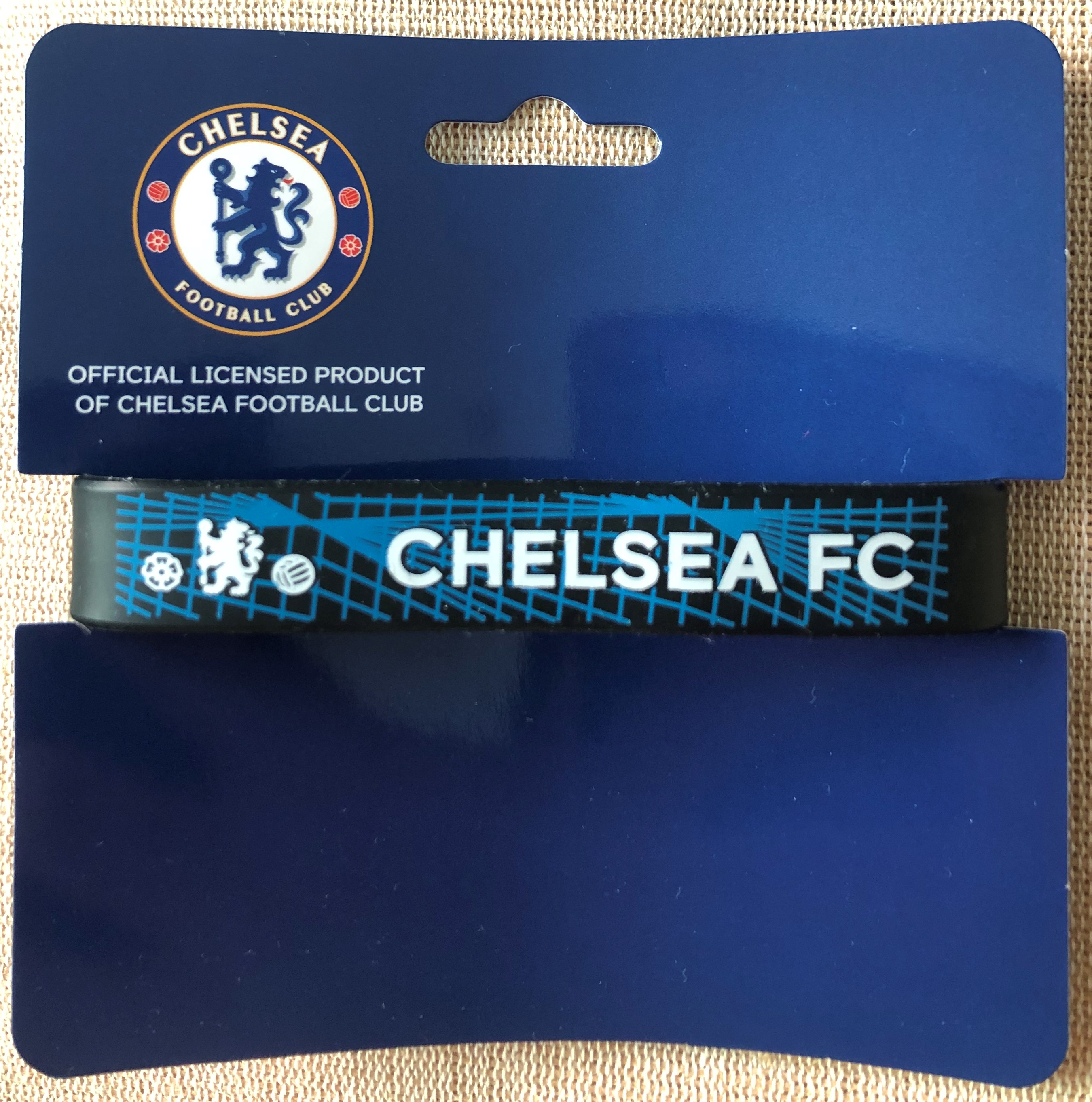 สายรัดข้อมือซิลิโคน ฟุตบอล สโมสรเชลซี - ตราสโมสร CFC 2024 ใหม่ / CHELSEA Football Club Silicone Wristband - CFC Logo 2024 NEW