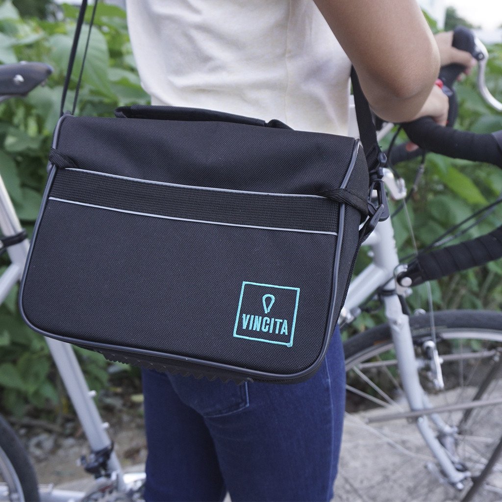 กระเป๋าคาดแฮนด์จักรยาน VINCITA STRADA B011Q-LO (รวม M.T.S.-4 ADAPTER คลิป)