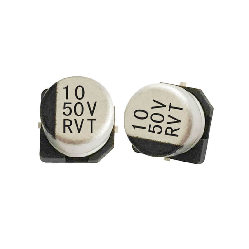 คาปาซิเตอร์ 10uF 50V Size 6.3x5.4 ระยะห่างขา 2.2mm Nichicon