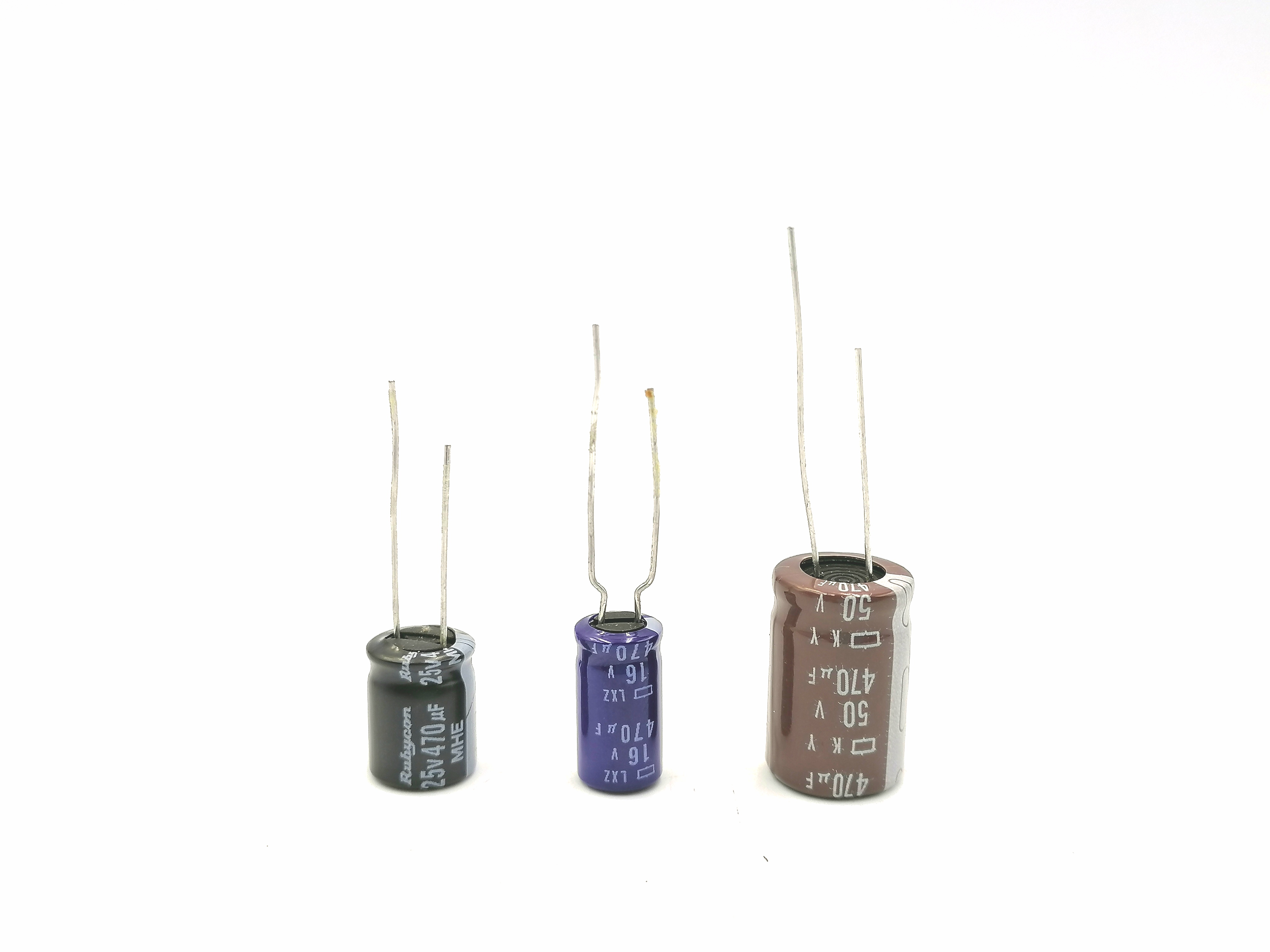 C ตัวเก็บประจุ อิเล็กโทรไลท์(แบบมีขั้ว) 470uf 35v.สำหรับใช้งานทั่วไป งาน DIY สินค้าเกรดดี #K11