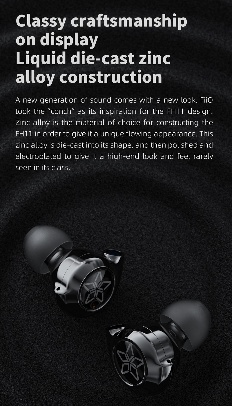 ขาย FiiO FH11 หูฟัง IEMs Hybrid 2 ไดรเวอร์ 1BA+1DD รองรับ Hi-Res ประกันศูนย์ไทย