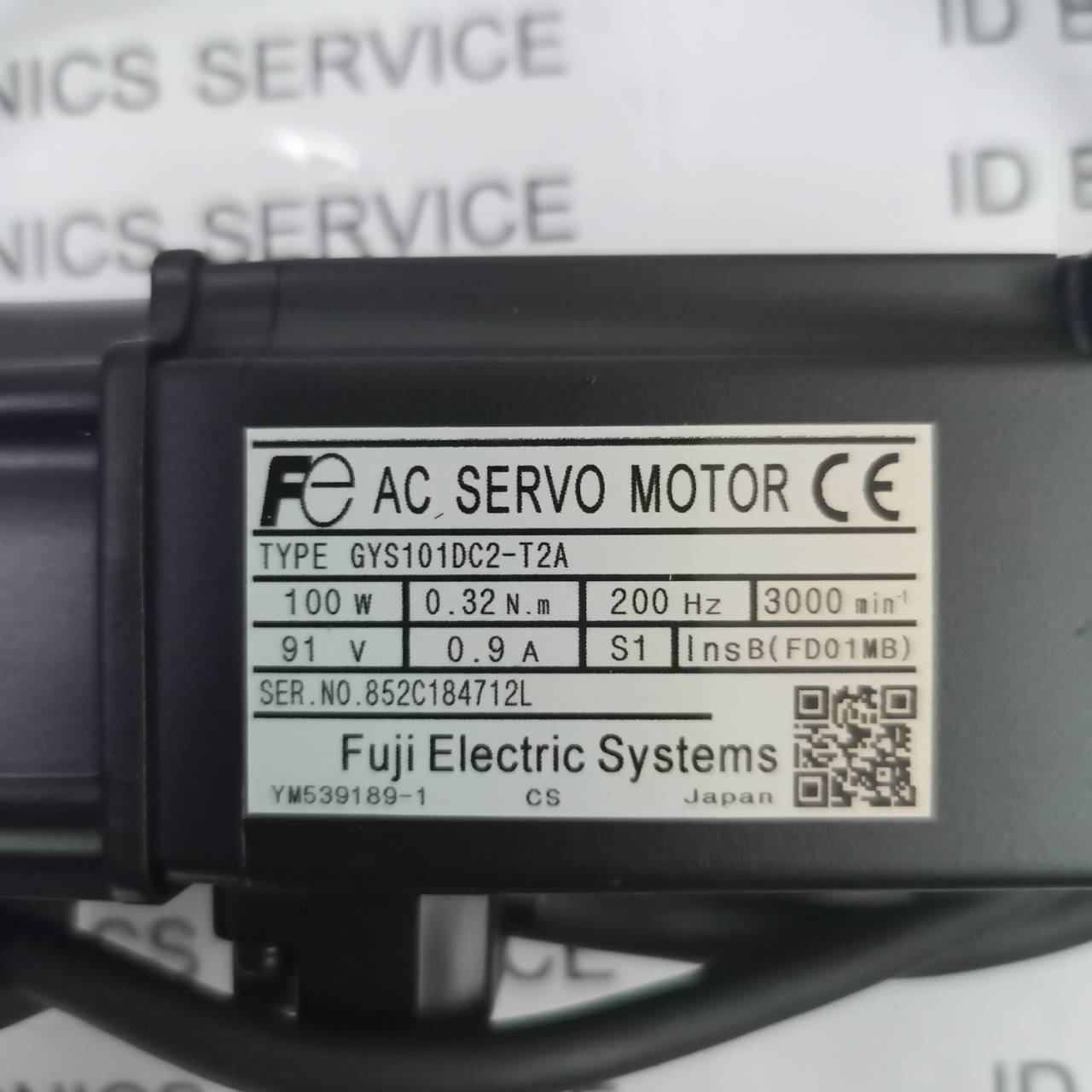 SERVO MOTOR " FUJI " รุ่น GYS101DC2-T2A