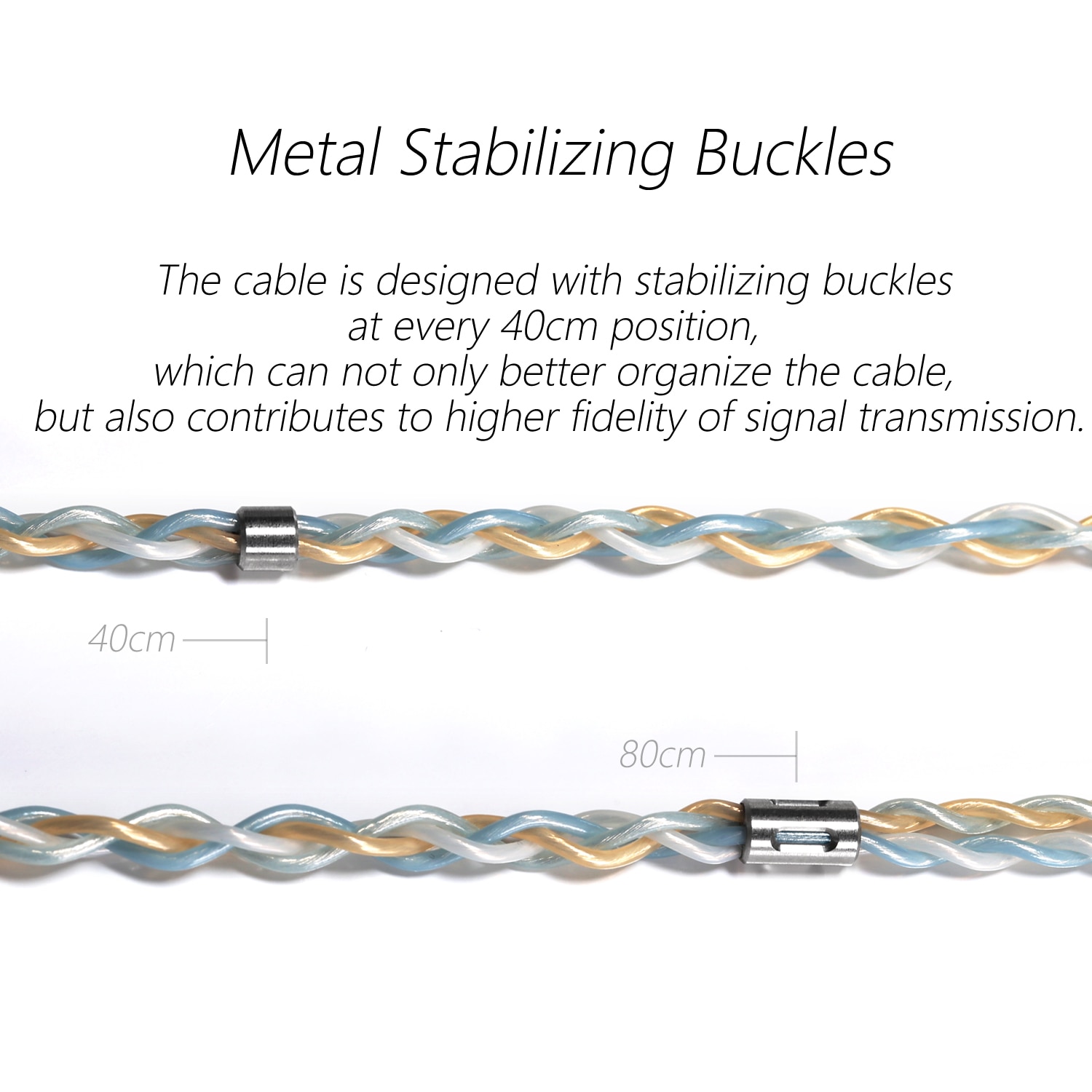 ขาย DD BC120B สายอัพเกรดหูฟัง OCC ชุบเงินระดับ 6N สายถัก 4 แบบ Litz
