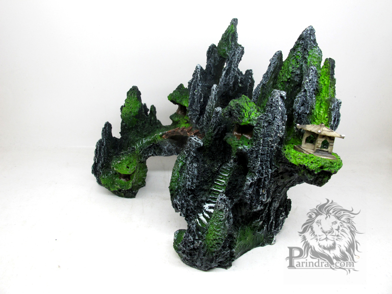 ภูเขาใต้น้ำจำลอง สำหรับตกแต่งตู้ปลา