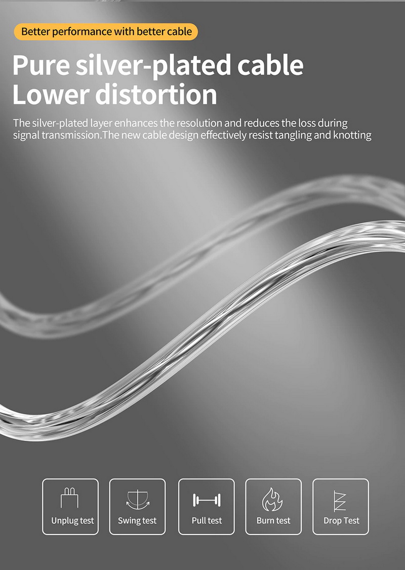 ขาย CCA HM20 หูฟัง Hybrid 8 ไดรเวอร์ 7BA+1DD ซาวสเตจกว้าง ประกันศูนย์ไทย