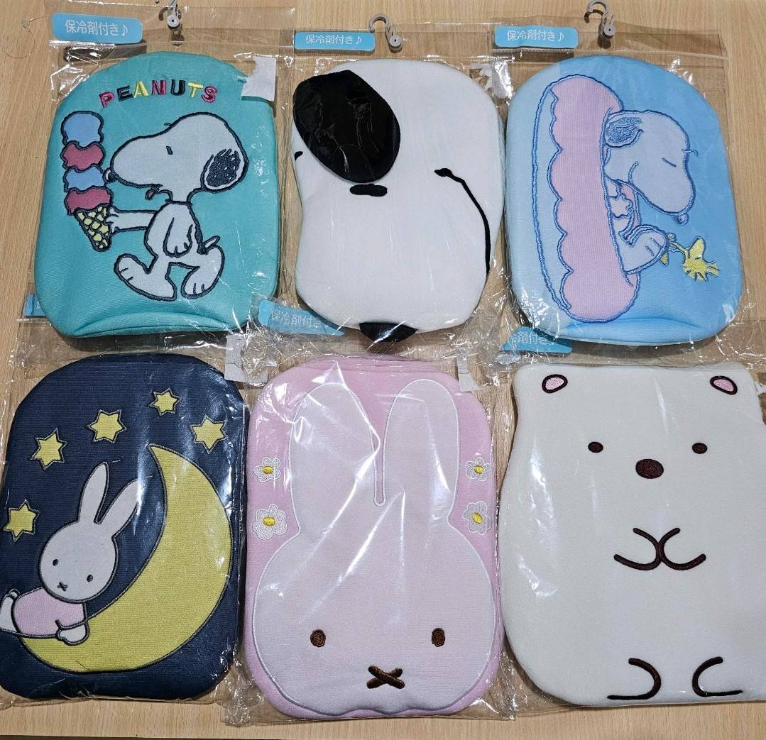 ถุงเย็น เจลเย็น สุดน่ารักจากญี่ปุ่น ลายการ์ตูนขวัญใจคนทั่วโลก Snoopy/Sumikko/Miffy/Cinnamoroll