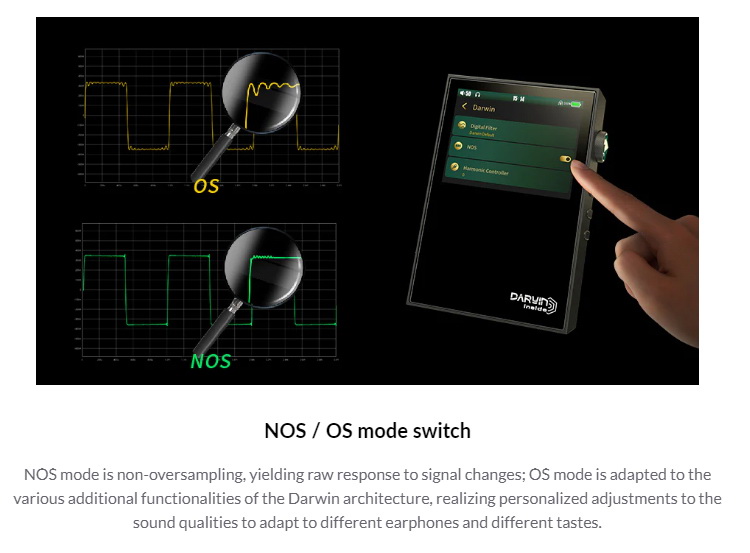 Hiby RS2 เครื่องเล่นเพลงพกพา PureAudio พร้อมสถาปัตยกรรมเสียงดาร์วิน