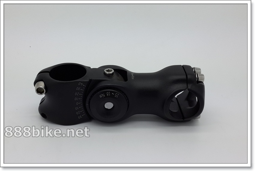 “TRANZ-X” คอแฮนด์ปรับระดับได้ ปรับองศา JD-ST103, ขนาดธรรมดา, 90MM, สีดำ