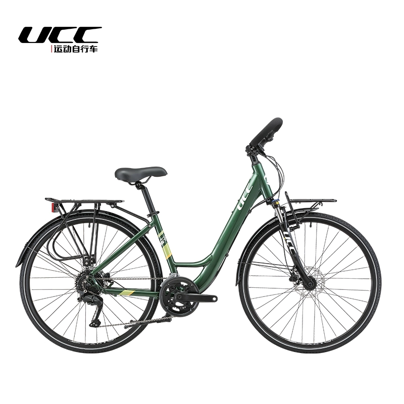 UCC New Lantis 700C Trekking Bike 2×9 สปีด ดิสก์เบรกไฮดรอลิก เฟรม AL6061 แฮนด์บัตเตอร์ฟลาย น้ำหนัก 13.5–15.5 กก. รุ่นใหม่ 2025