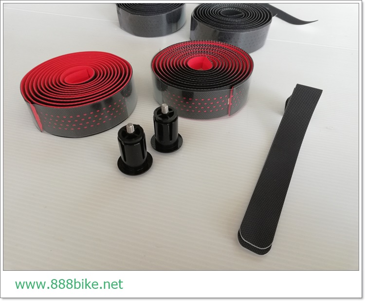 ผ้าพันแฮนด์ Pearl handlebar tap twintone,VLT-3089HD2 มีสีดำแดงและดำ/ดำ