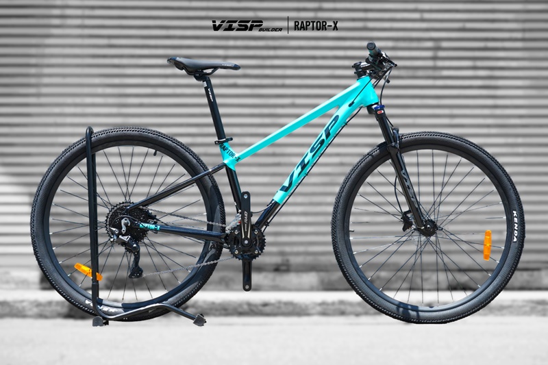 VISP BUILDER mountain bike, model RAPTOR-X, Shimano Deore 10-speed gear set, 29-inch wheels, aluminum frame NEW 2023