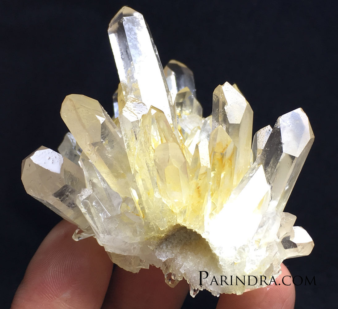 หินแร่ Quartz คริสตัลควอตซ์ แท้ สมบูรณ์มาก แบบกลุ่ม Cluster QRZT000