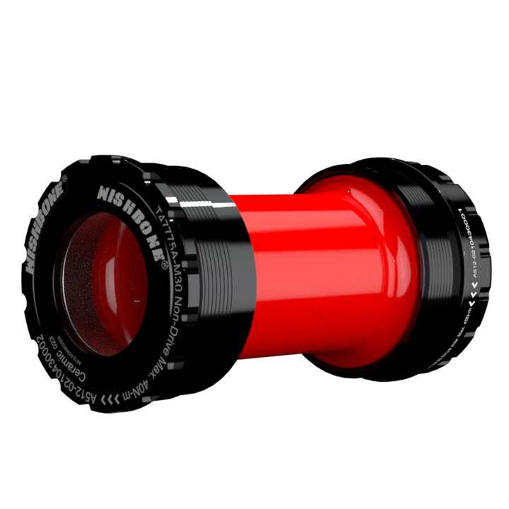 บอตตอมแบร็คเก็ต WISHBONE T47 BBRight | Ceramic Bearings | Shimano, SRAM, Campagnolo Compatible | น้ำหนักเบา 103–104 กรัม | รับประกัน 2 ปี