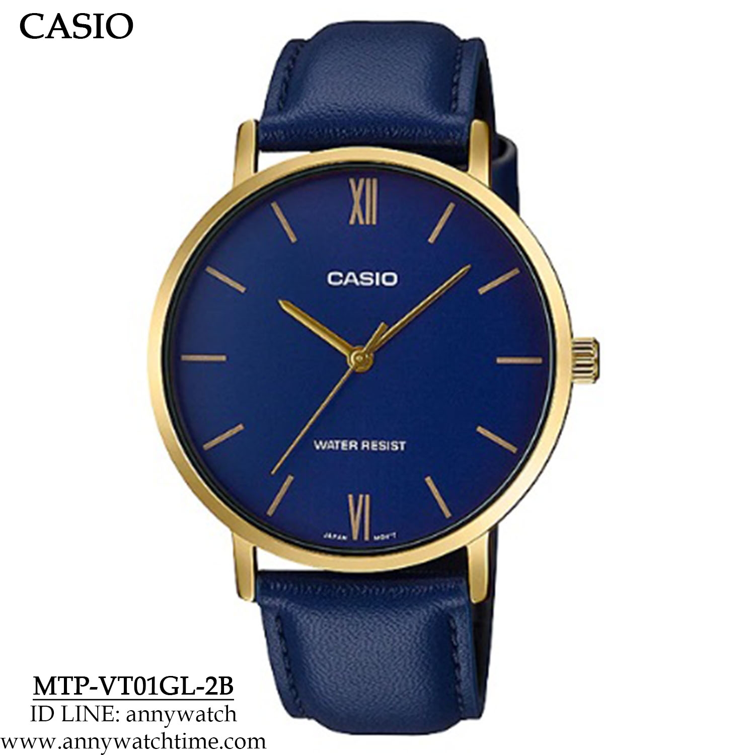 CASIO MTP-VT01GL-2B