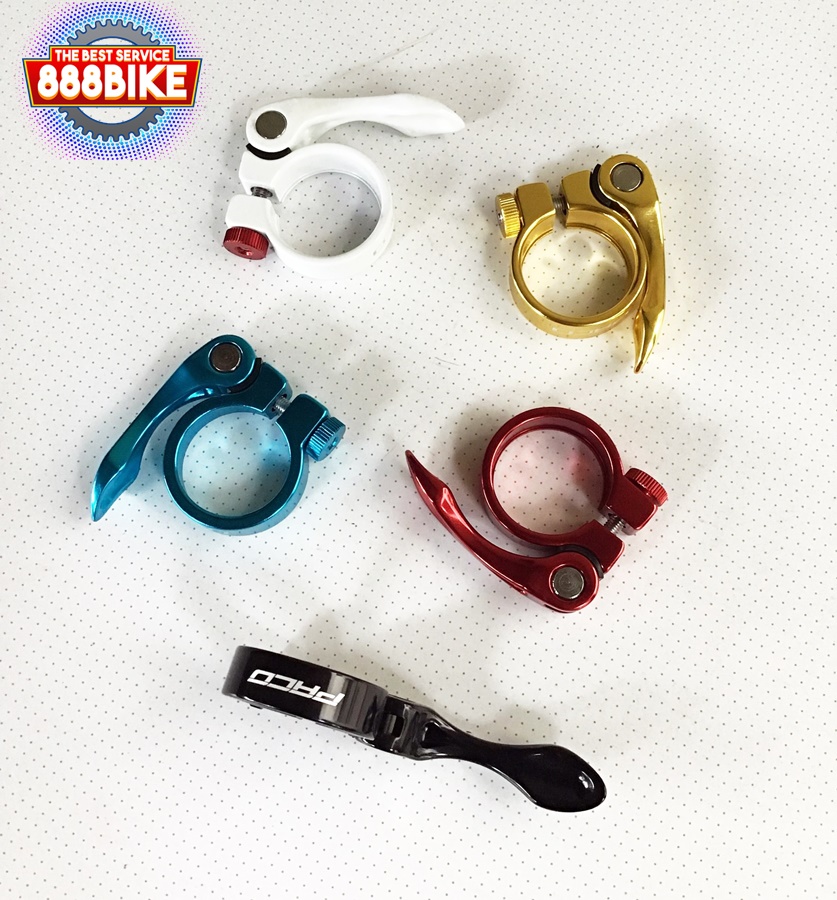 CLAMP รัดหลักอาน :PACO Quick releaseSeatpost Clamp SC-M1 ALUMINUM