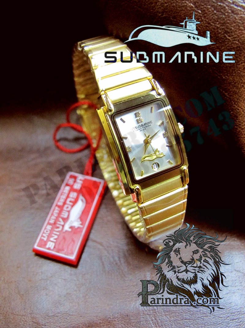 นาฬิกา U.S. submarine รุ่น S1002L สายทองหน้าเงิน