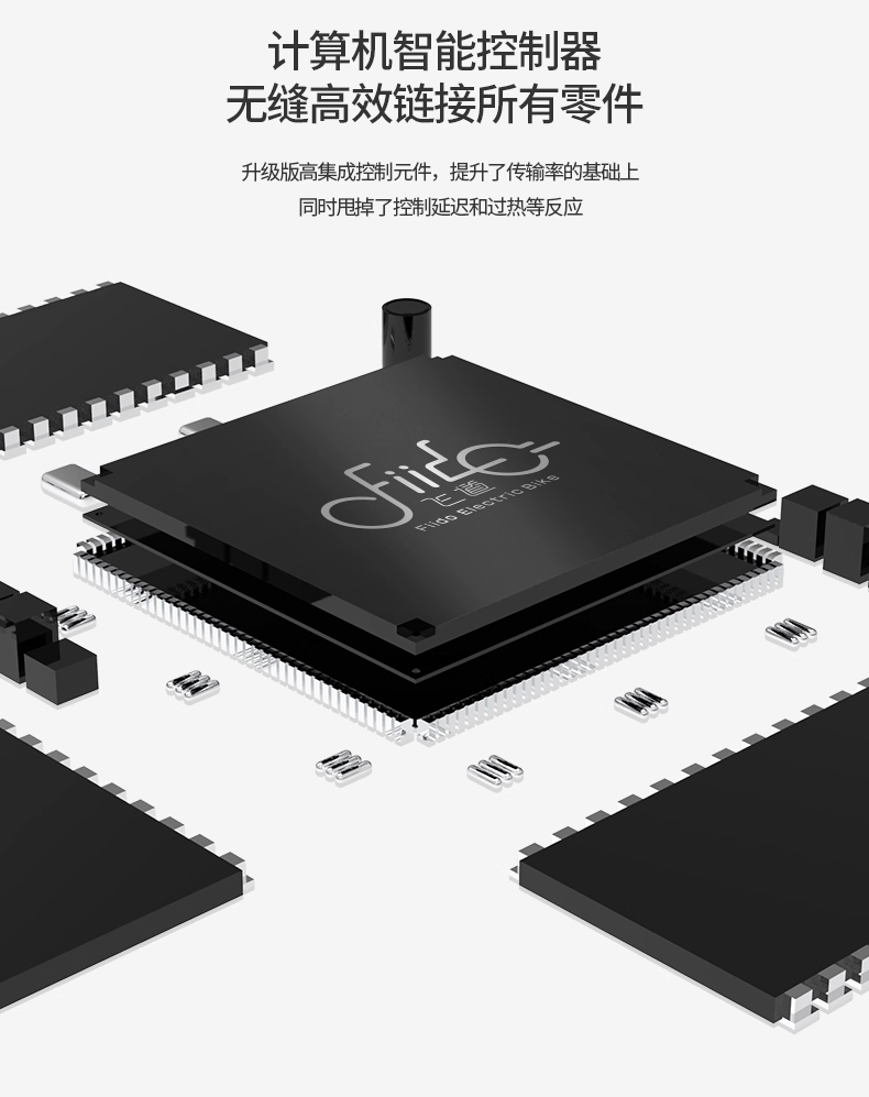 จักรยานไฟฟ้า FIIDO Q1 ล้อ 12 นิ้ว | พับได้ | มอเตอร์ 250W | แบตเตอรี่ลิเธียม 36V 10Ah | รองรับน้ำหนัก 150 กก. | สีขาว, แดง, เขียว, เทา