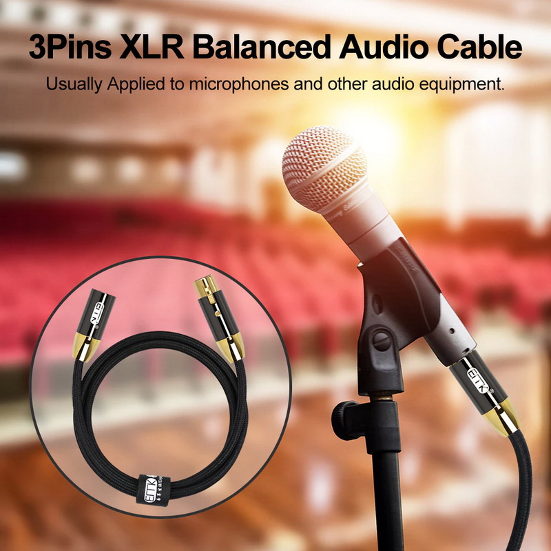 ขาย ERTK 3Pin Audio XLR ตัวผู้เป็นตัวเมีย สำหรับเครื่องเสียง