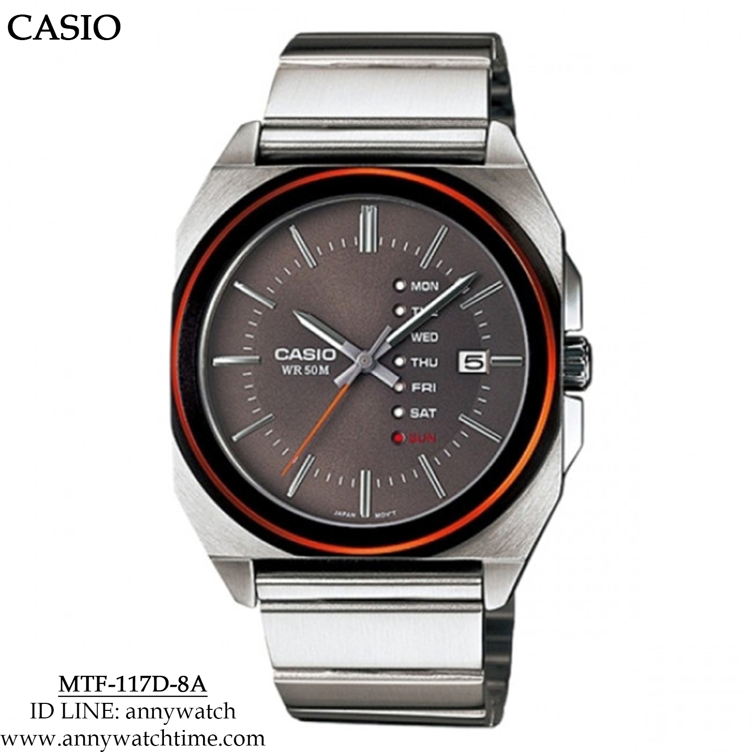 CASIO MTF-117D-8A