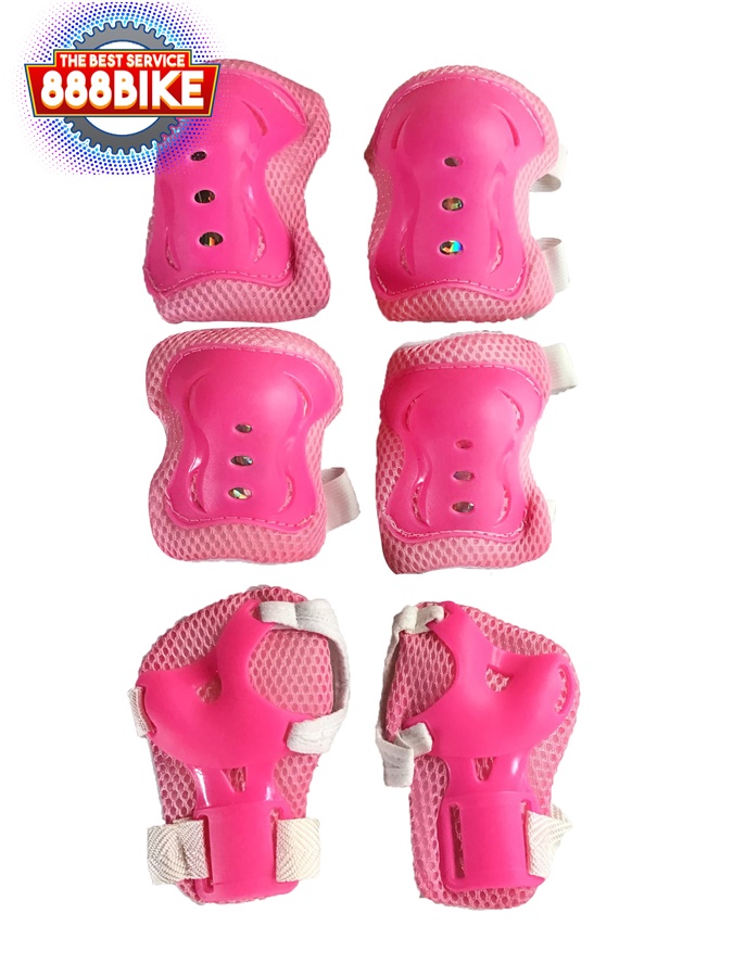 Sport Protection สนับเข่าและข้อศอก สำหรับเด็ก สนับเข่า2ชิ้น ,สนับศอก2ชิ้น ,สนับข้อมือ2ชิ้น