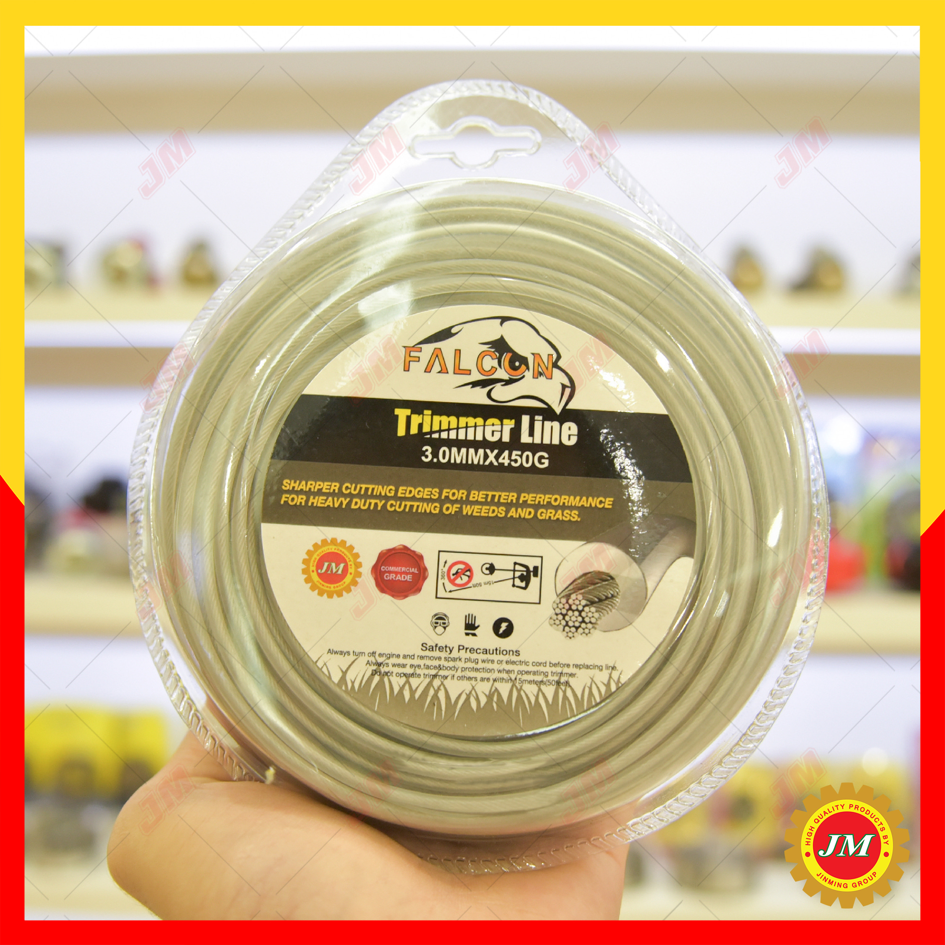 เอ็นตัดหญ้า Falcon ไส้สลิง ขนาด 3.0มม. // 450g.