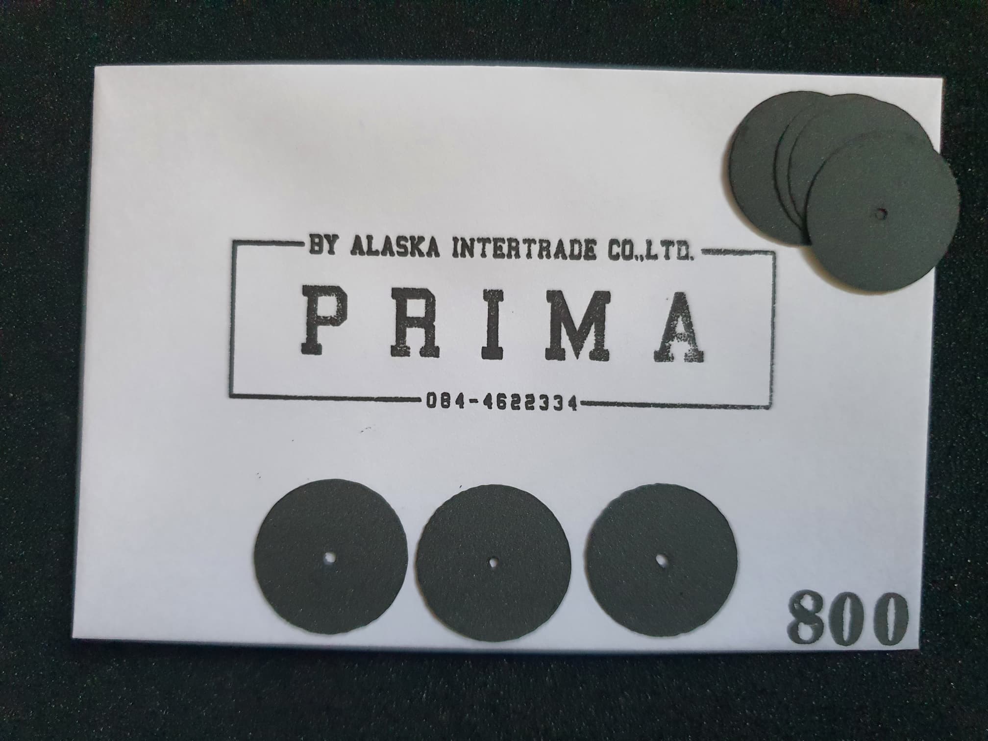 กระดาษทรายวงกลม ขนาด 2ซม. เจาะรู