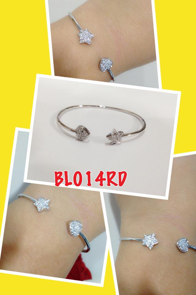 ชื่อสินค้า: +++BL014RD===กำไล ดาว หัวใจ น่ารักมากๆๆ ใส่ติดข้อมือได้เลยค่ะ กำไลปรับไซน์ได้
