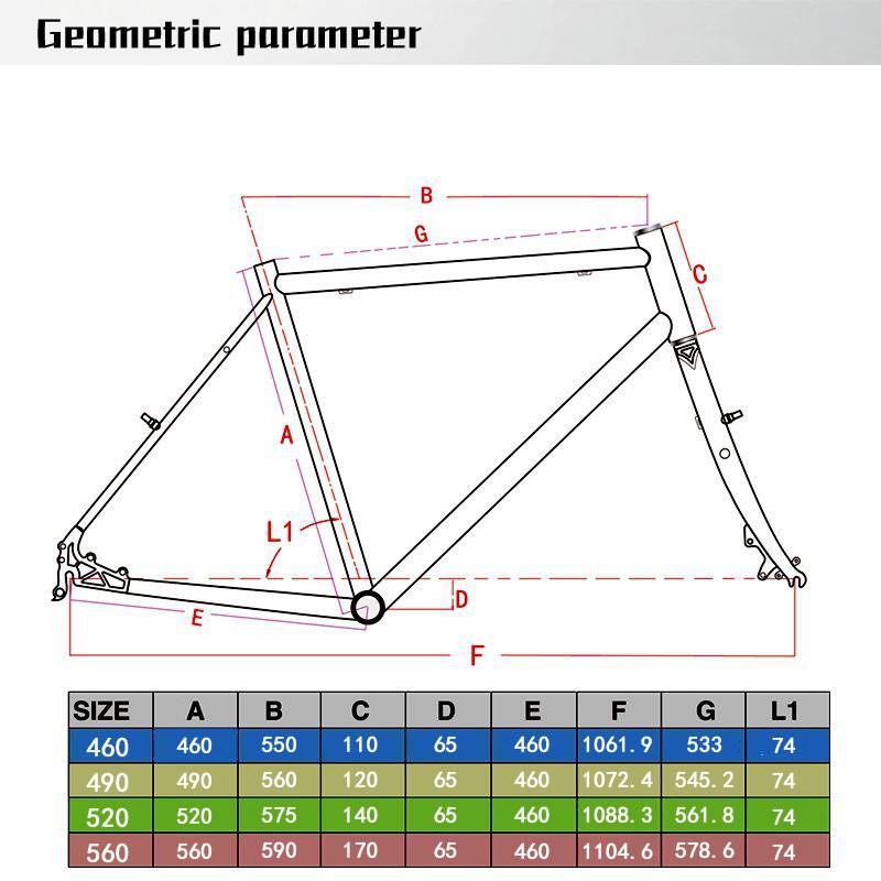 DARKROCK Super Travel 700C Gravel Frameset | เฟรมเหล็ก CR-MO 4130 สำหรับเดินทางไกล