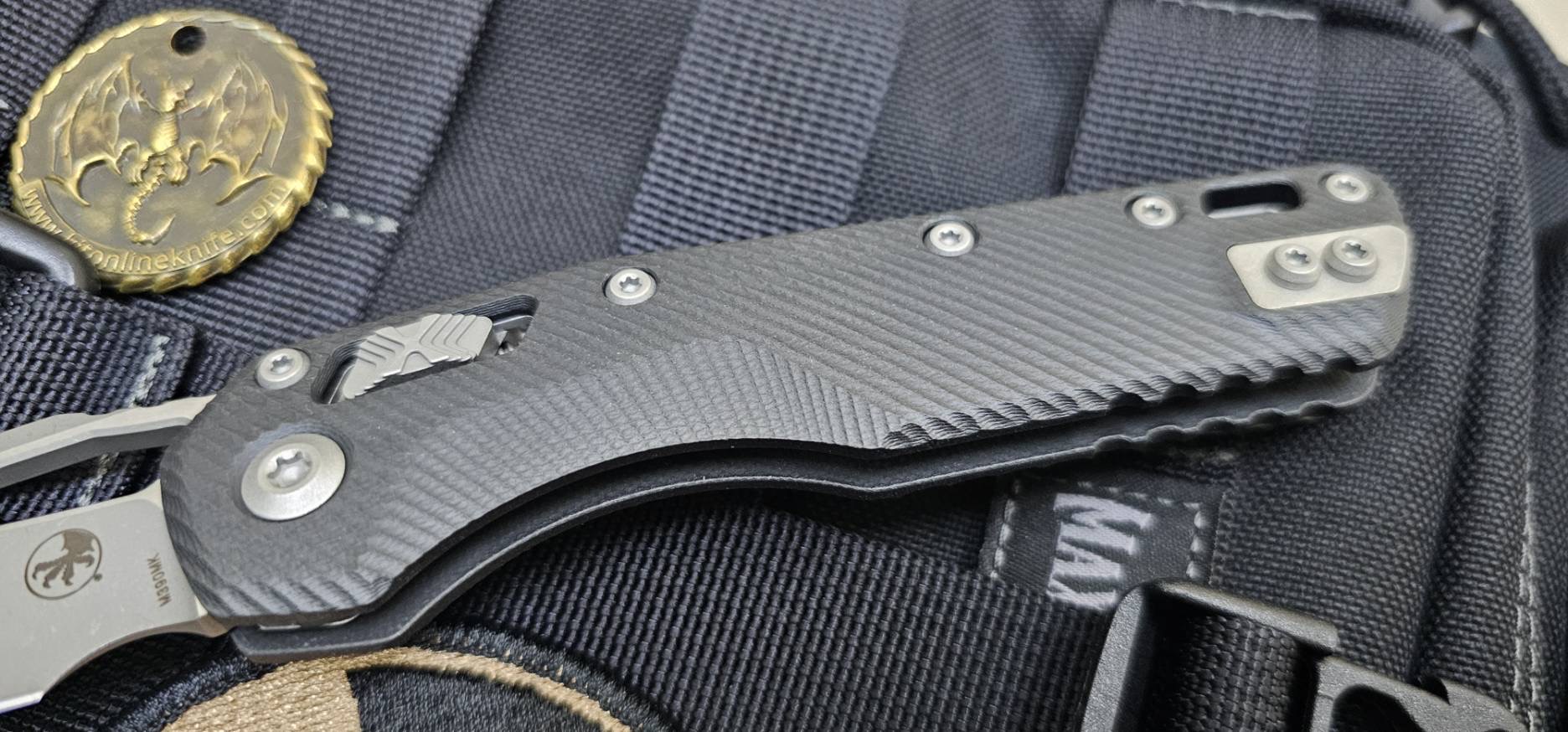 Microtech MSI S/E - Fluted Black G-10 - Stonewashed Blade