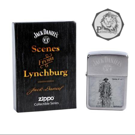 ไฟแช็ค Zippo แท้ ตำนานแห่ง Jack Daniel's ตัว Limited Edition " Jack Daniel's Scenes Lighter Limited, #1 of 7 " #28736 แท้นำเข้า 100%