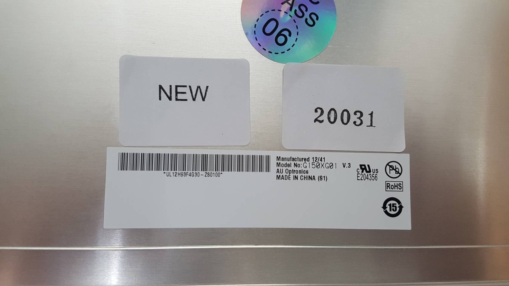 G150XG01 V3 LCD PANEL " AUO "